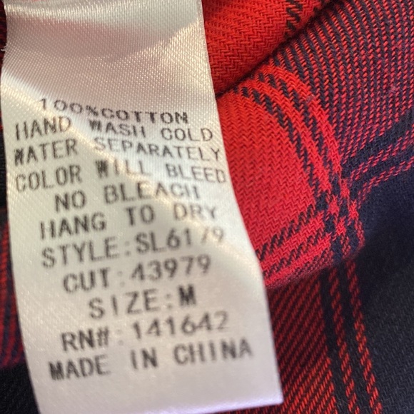 SHE + SKY PLAID HOOED TOP - Picture 8 of 11